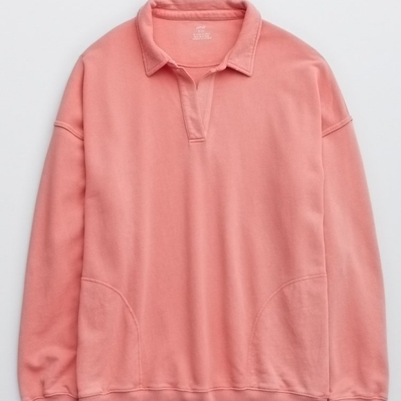 Nwt Aerie Happy Henley Everyday Polo 